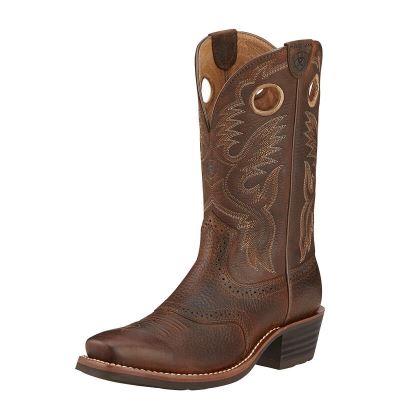 Ariat Heritage Roughstock - Western Laarzen Bruin Heren - 11560-500